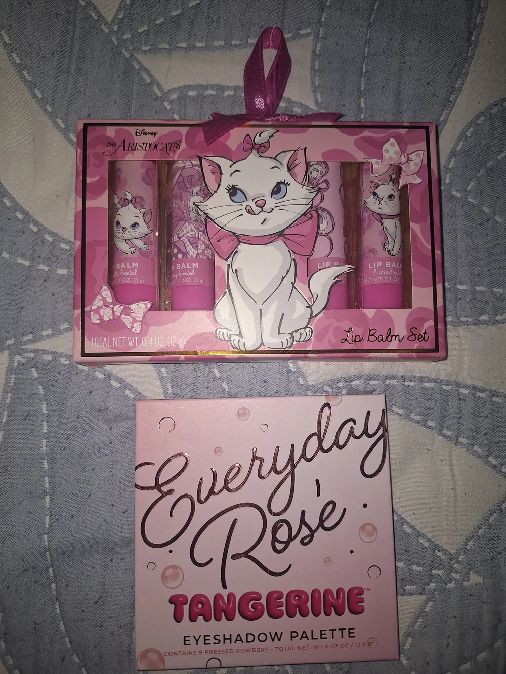 Disney Everyday Rosé Tangerine Eyeshadow Disney Lip Balm Set